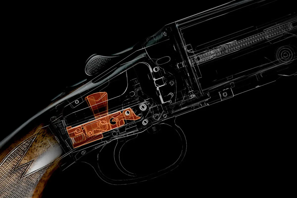 Új: Blaser FBX sörétes sportfegyver 14 BLA FBX Mood Detail Akkordeon Antidoppelsystem IBS