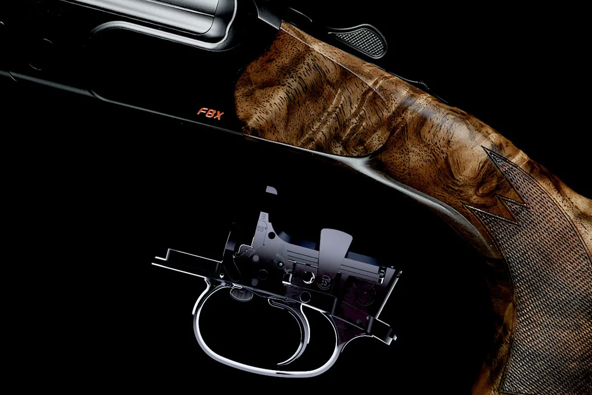 Új: Blaser FBX sörétes sportfegyver 15 BLA FBX Mood Detail Akkordeon Herrausnehmbare Abzugseinheit